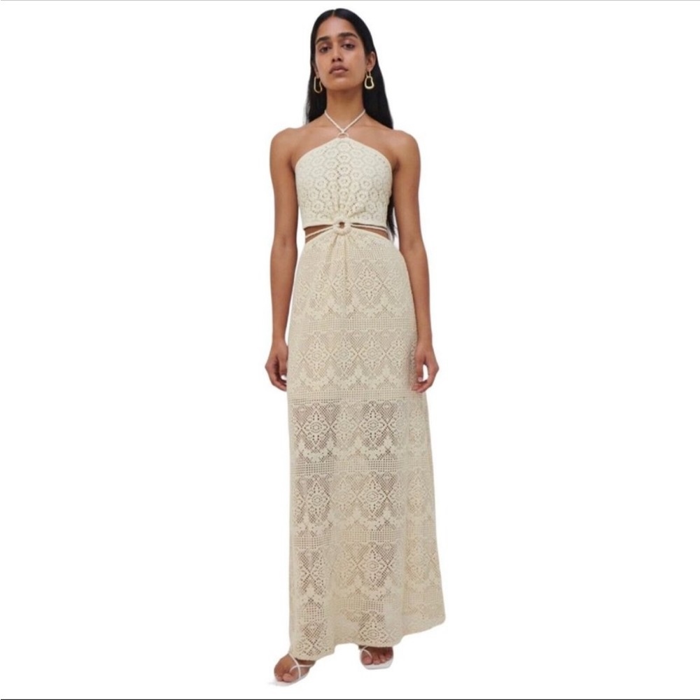 Jonathan Simkhai Georgiana Crochet Cover Up Dress - Picture 6 of 7